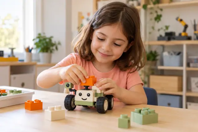 Spark yaş grubu için temsili robotik atölyesi görseli.