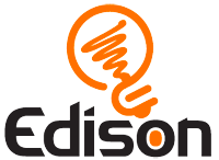 Brand Name - Create an Enticing Logo Display Website.meet-edison-robot-logo@2x